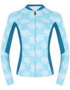 Womens_rash_guard_maldives_blue_turtle