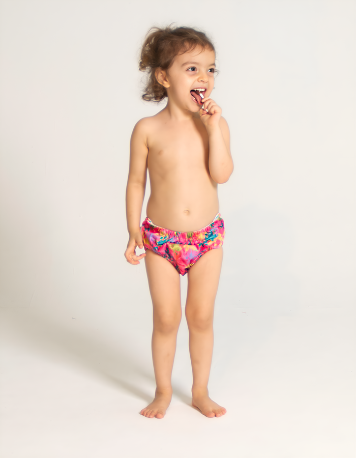 Pink Palm Reusable Swim Diaper