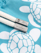 Sandbar Sustainable Swim Shorts metal string end caps