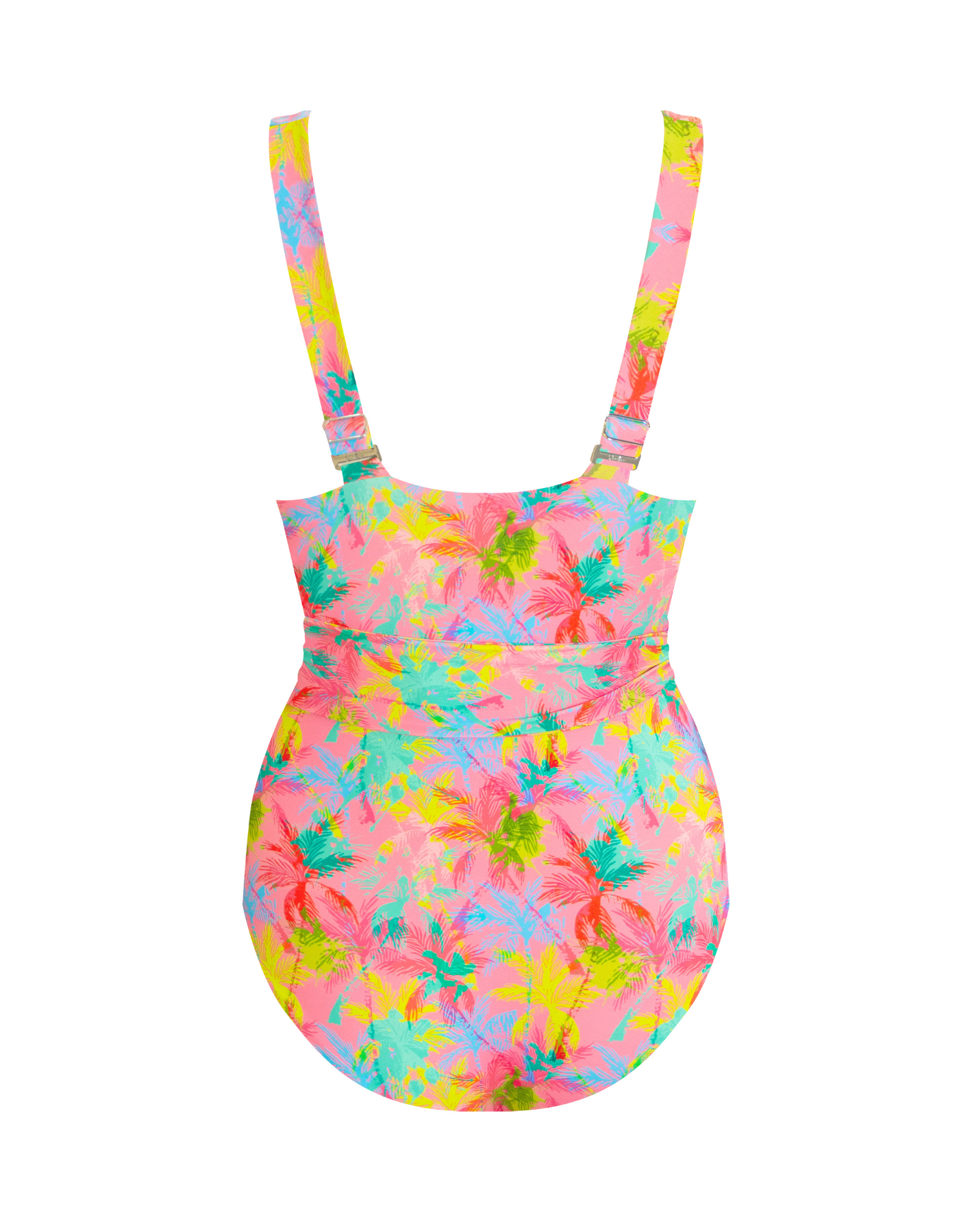 Sandbar_swimwear_Womens_wrap_one_piece_swim_suit_pink_palm backfull_coverage_breastfeeding