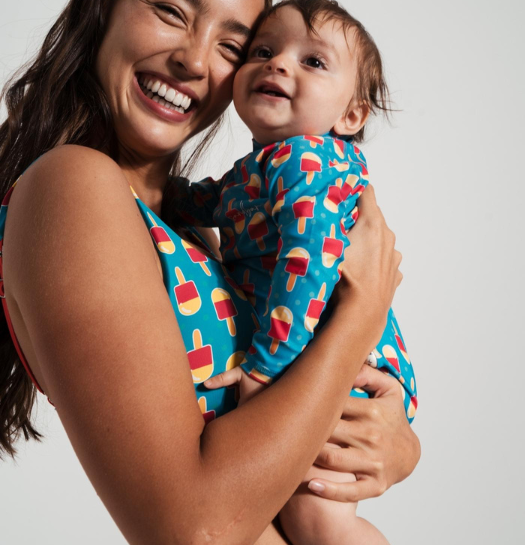 Baby swimsuits matching family swimwear by Sandbar