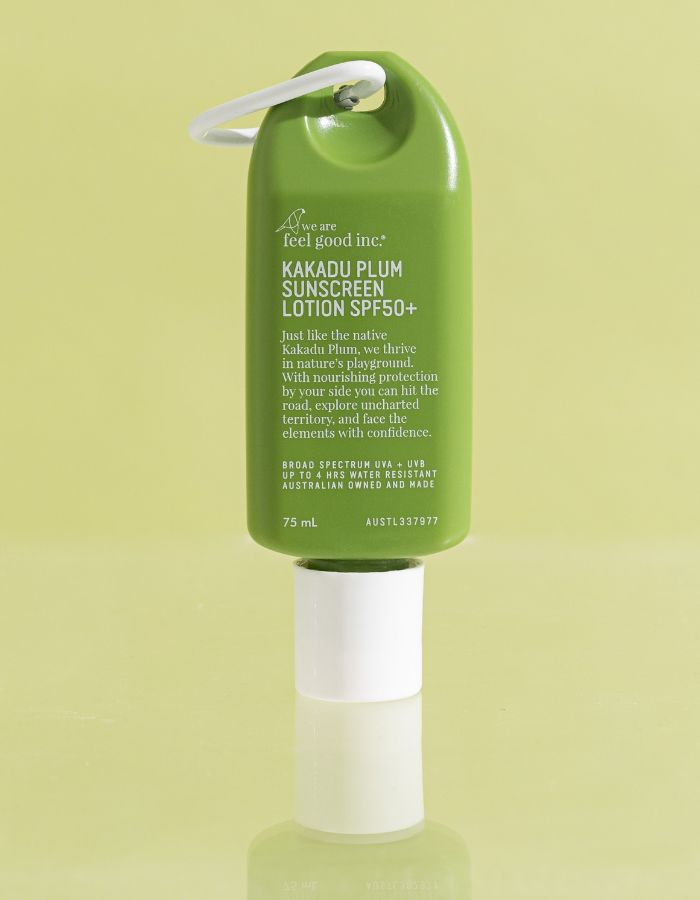 Travel Kakadu Plum Sunscreen SPF 50+, additional view. Reef-safe sunscreen.