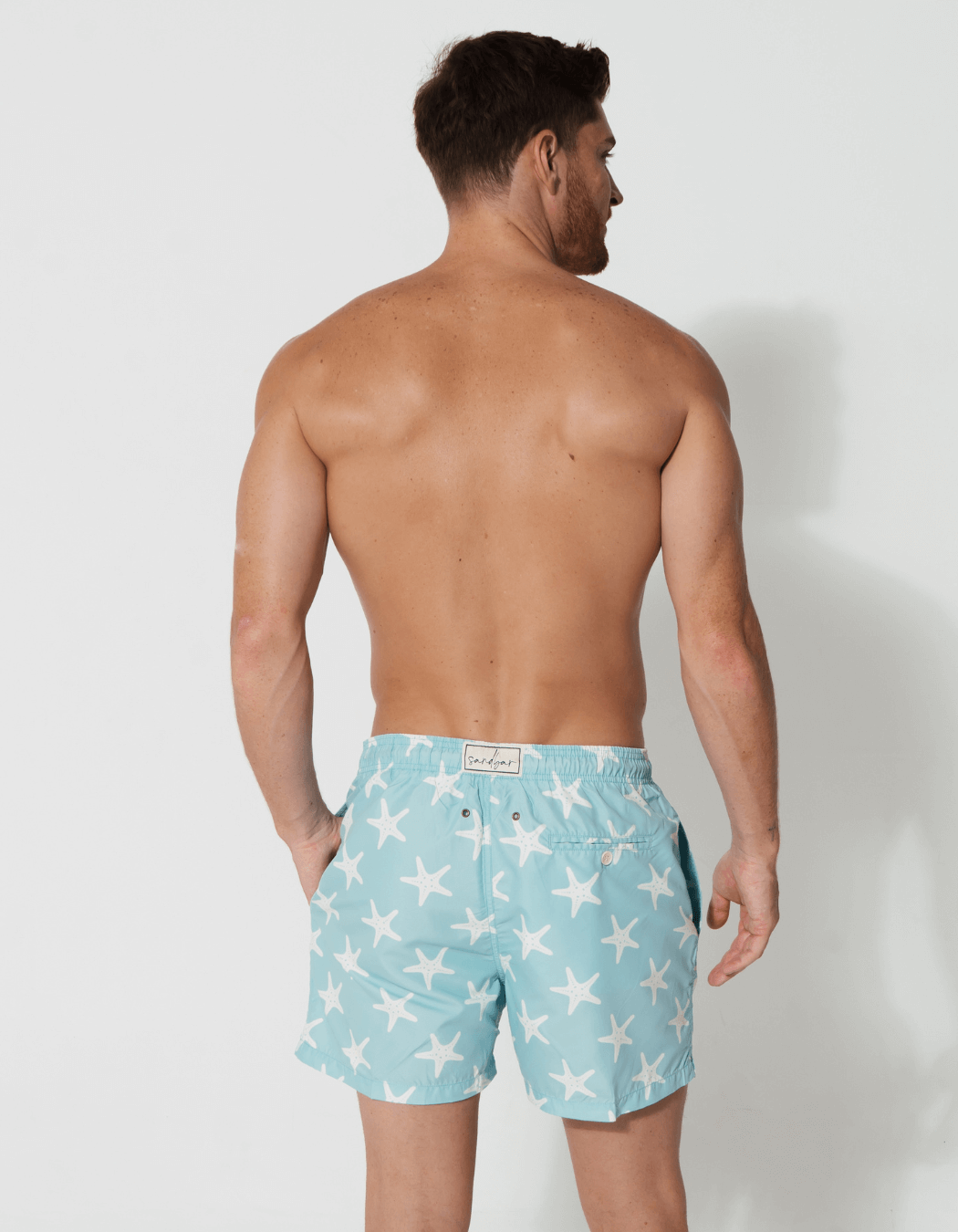 Sandbar_father_and_son_swim_shorts_blue_starfish