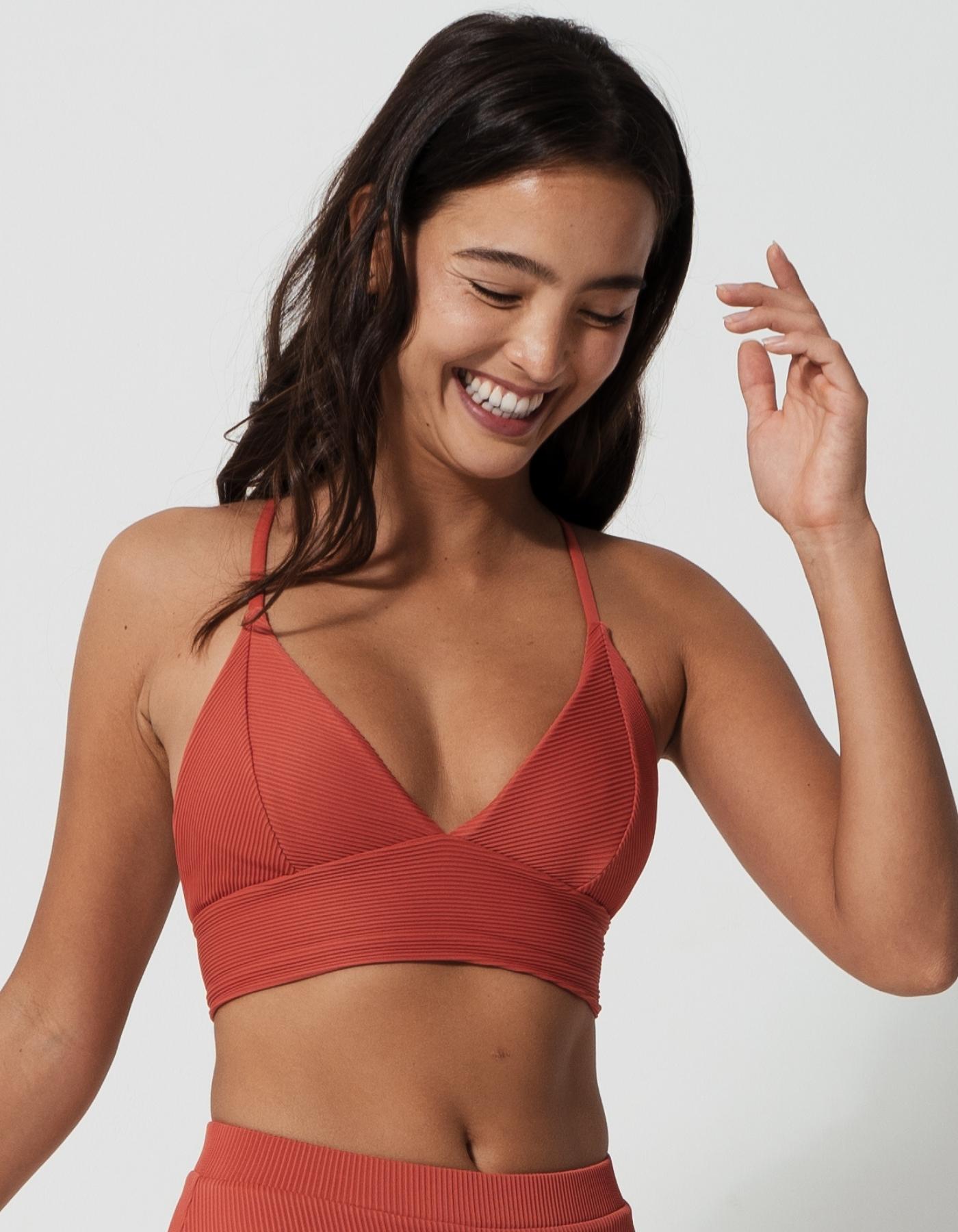 High waisted coral bikini bottoms new arrivals