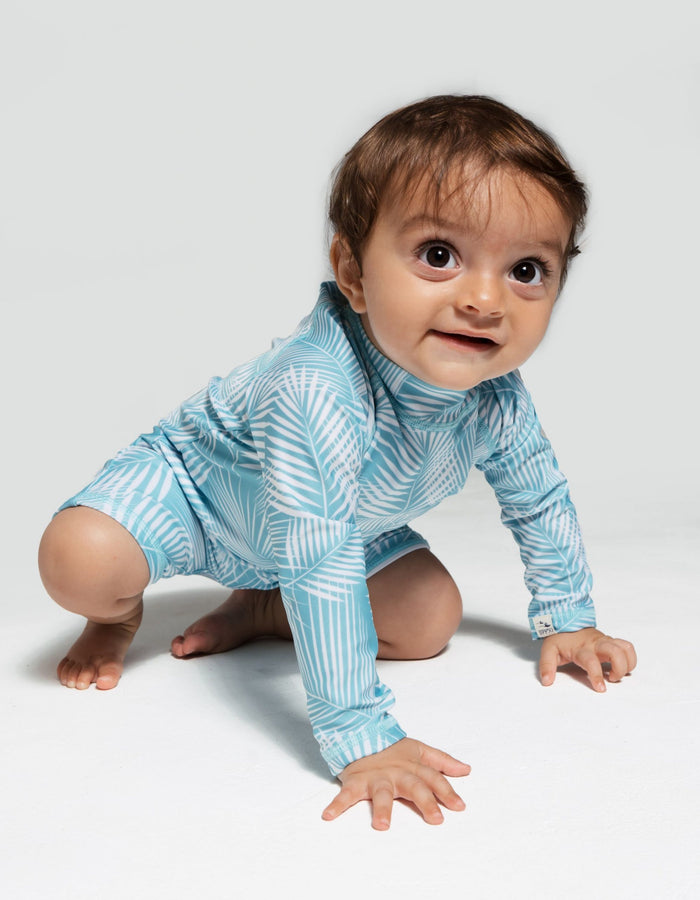 Green Fern Baby Swimsuit