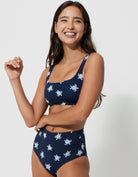 Sandbar_swimwear_high_waist_bikini_eco_recycled_tank_top_bikini_reversible_starfish_blue_turtle