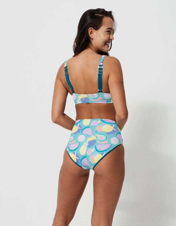 High Waist Tropicana Bikini Bottoms, additional view.