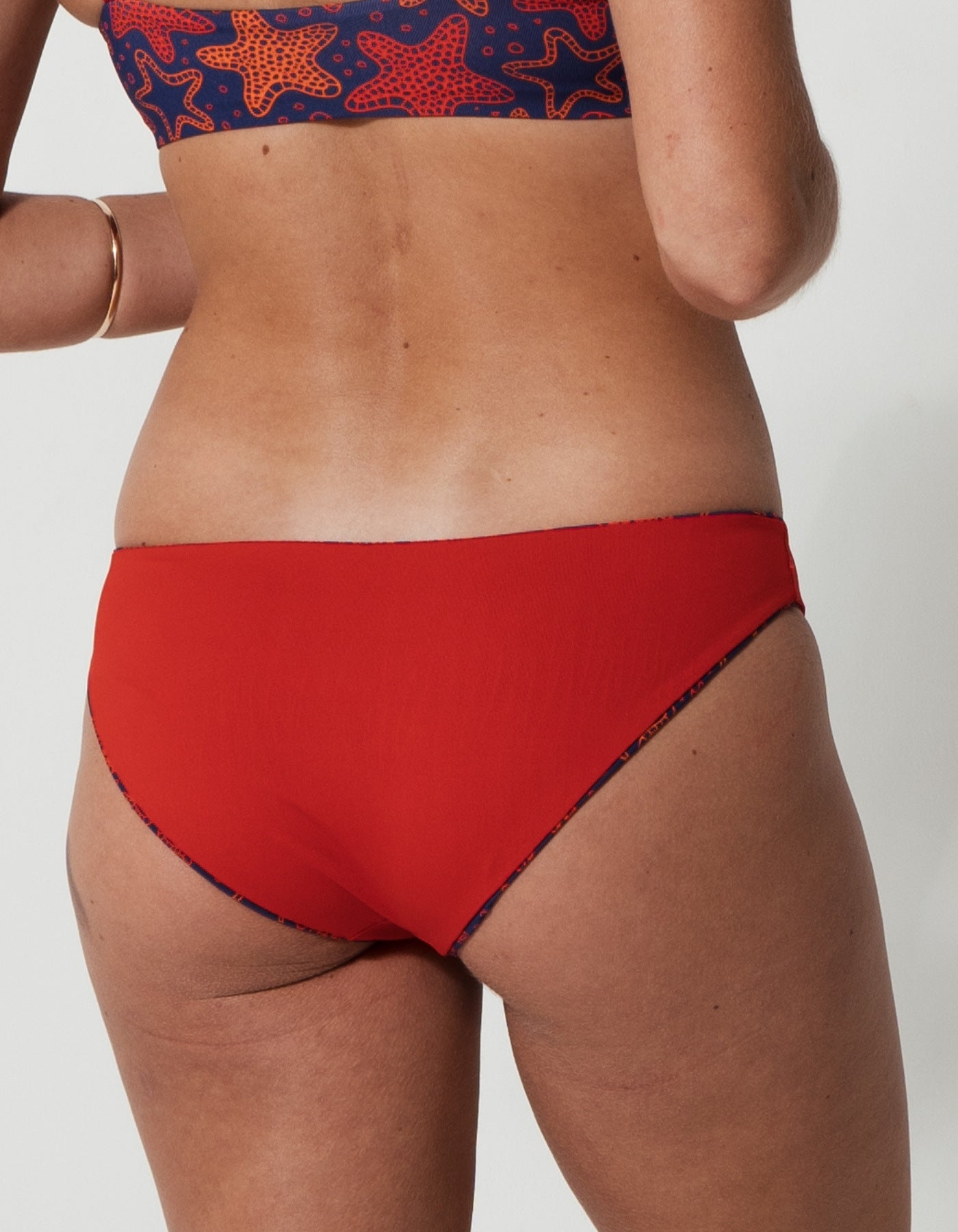 Sandbar_swimwear_low_waist_bikini_eco_recycled_tank_top_bikini_reversible_starfish_red_blue