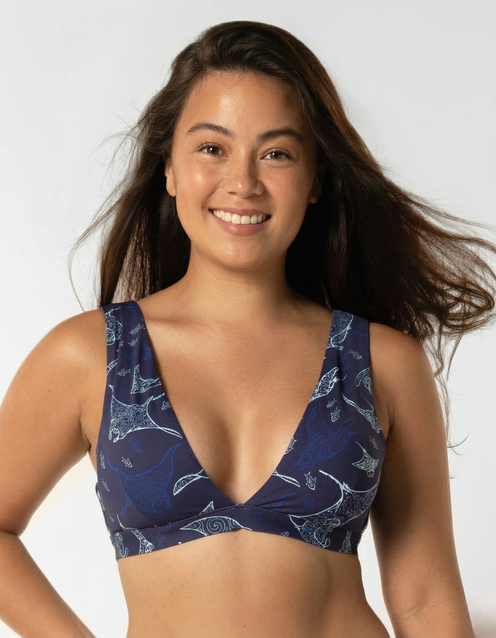 Dune – Ocean Manta Womens Plunge Bikini Top