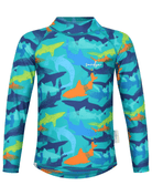 Sandbar_swimwear_Orange_shark_rash_guard