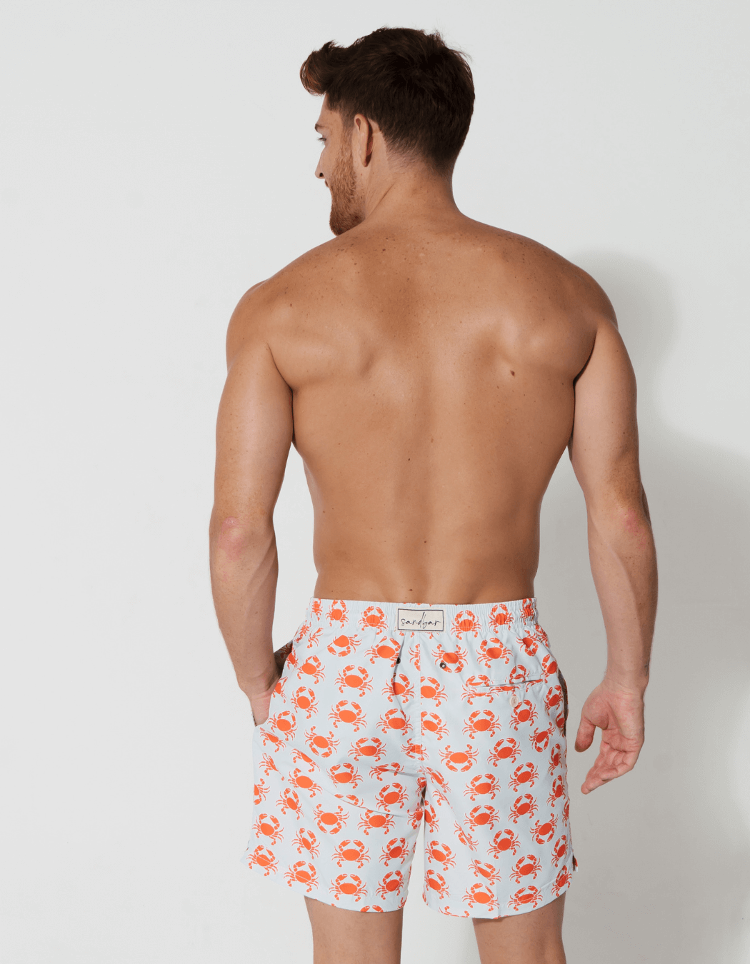 Peach swim trunks sales