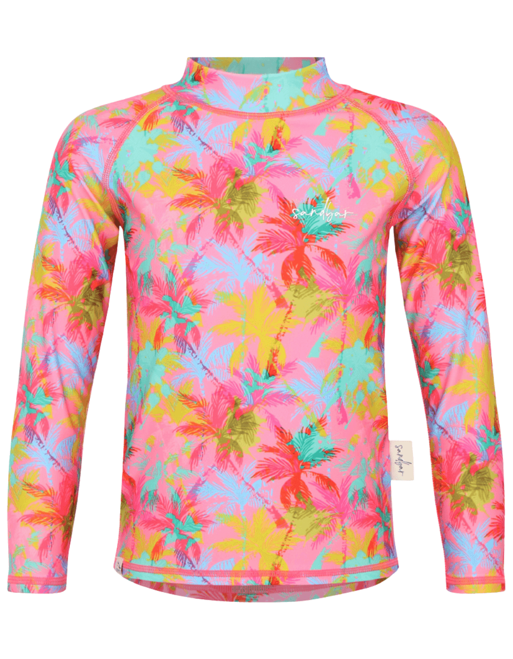 Sandbar_swimwear_pink_palm_rash_guard