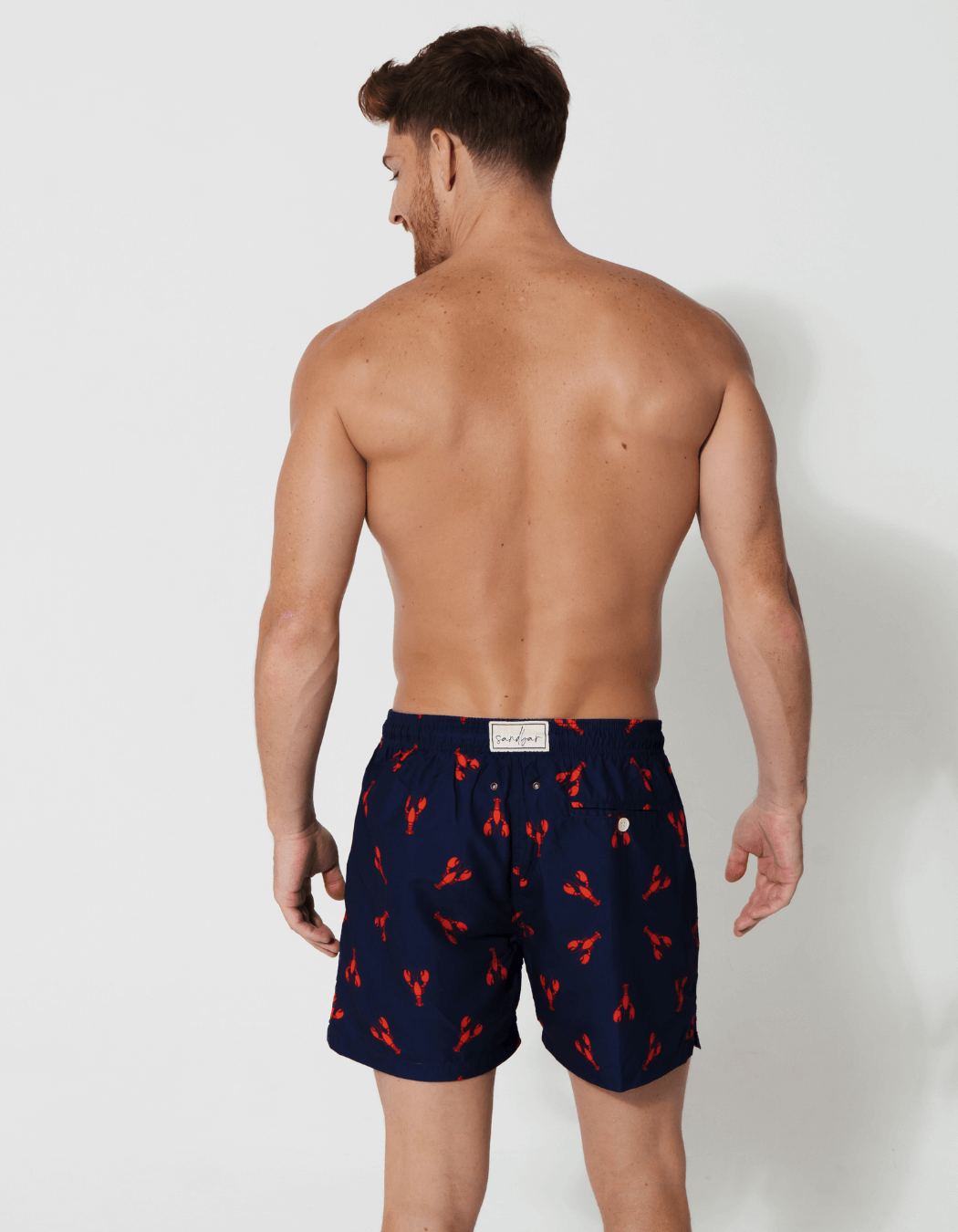 Sandbar_father_and_son_swim_shorts_lobster