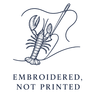 Embroidered, not printed
