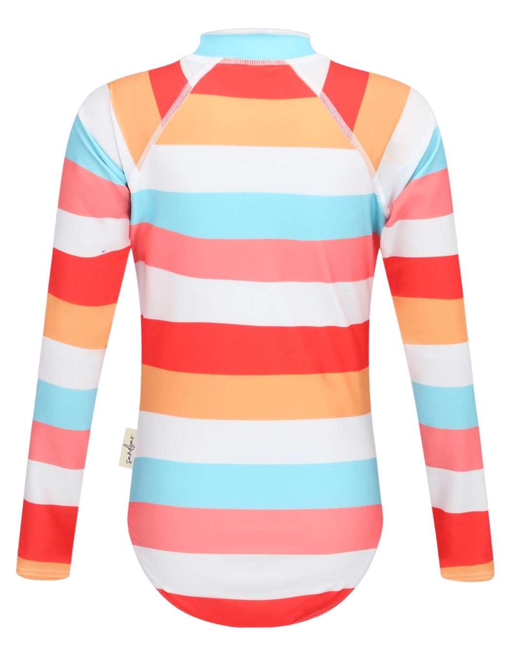 Sandbar_upf50_long_sleebved_Swim_sunset_stripes